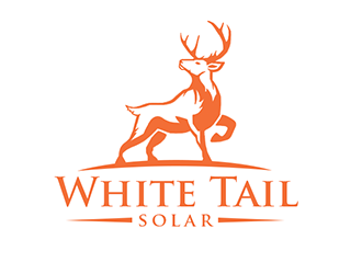 White Tail Solar logo design by Optimus