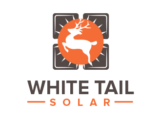 White Tail Solar logo design by BeDesign