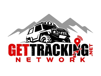GetTracking.net Network logo design by jaize