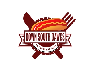 Down South Dawgs logo design by aryamaity