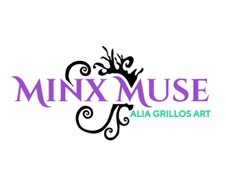 Minx Muse logo design by Roma