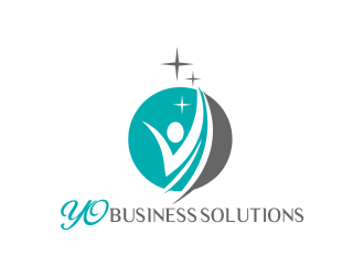 YO Business Solutions logo design by Gwerth