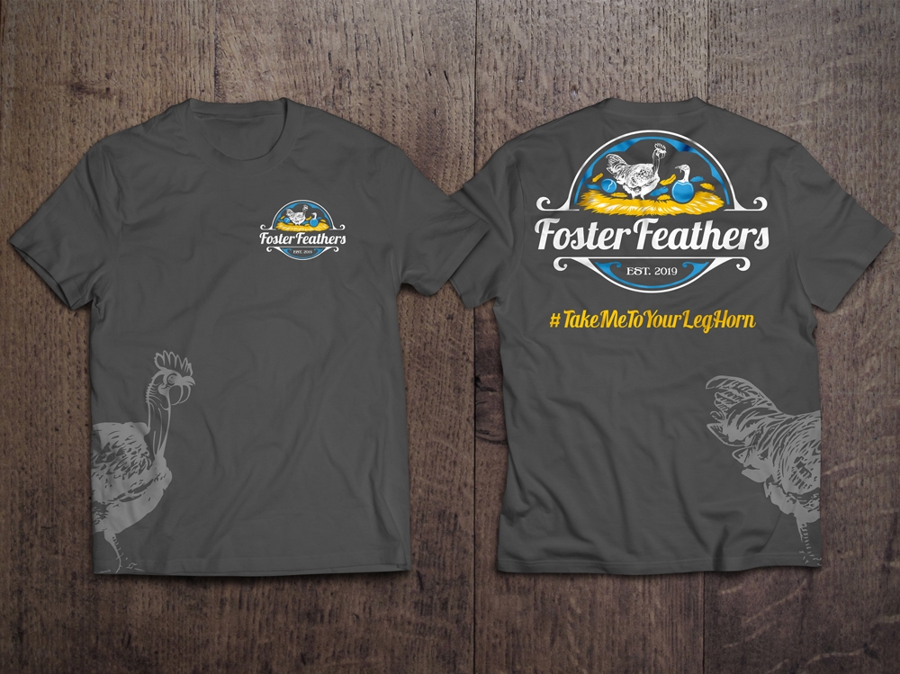 Foster Feathers logo design by KHAI