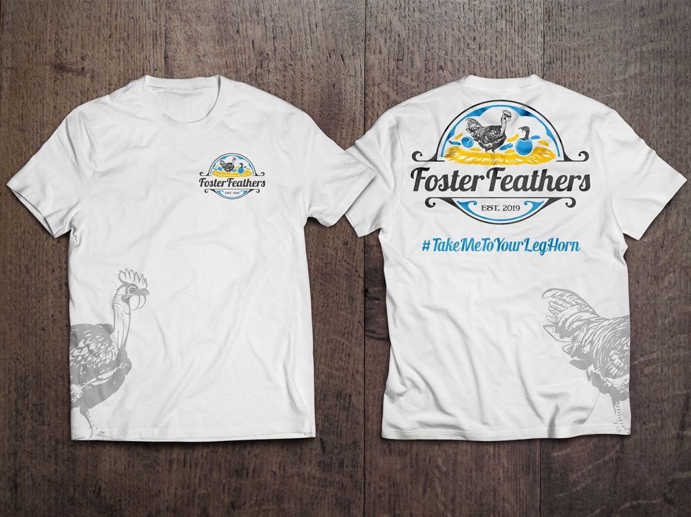 Foster Feathers logo design by KHAI