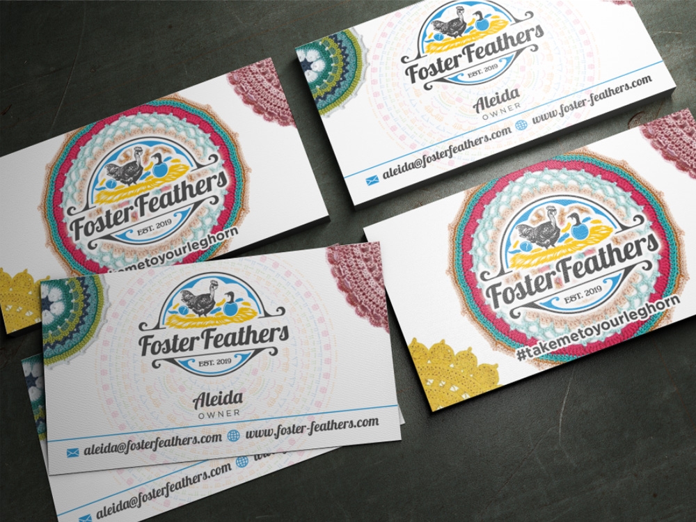 Foster Feathers logo design by Realistis