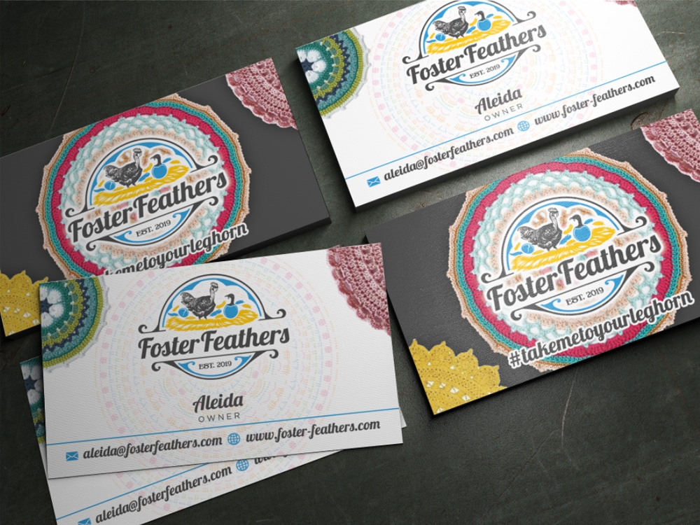 Foster Feathers logo design by Realistis