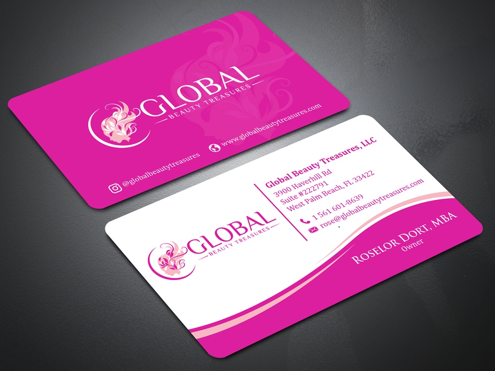 Global Beauty Treasures logo design by Gelotine