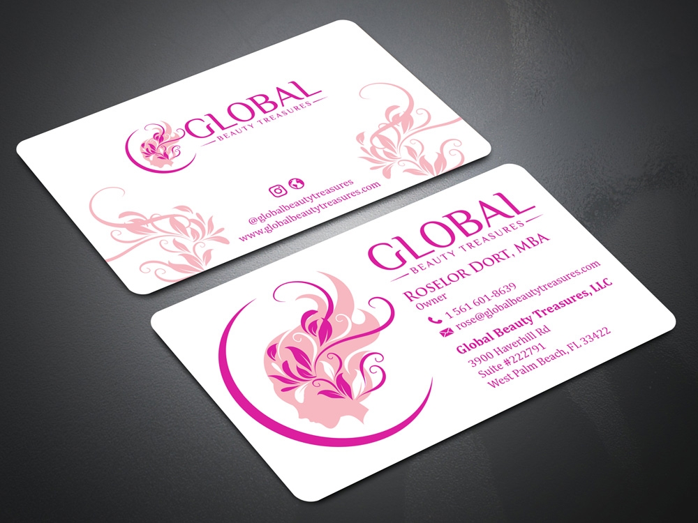 Global Beauty Treasures logo design by Gelotine