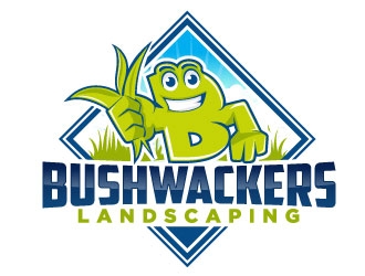 Bushwackers Landscaping logo design by maze