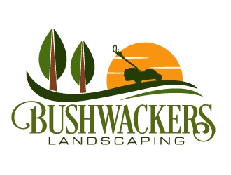 Bushwackers Landscaping logo design by AamirKhan