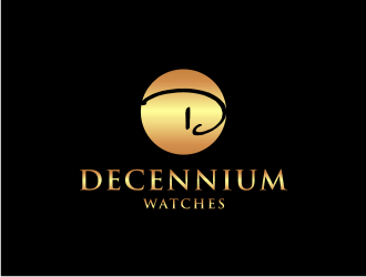 Decennium Watches logo design by johana