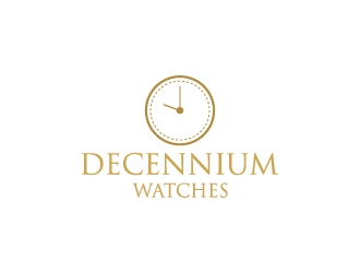 Decennium Watches logo design by aryamaity