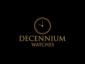 Decennium Watches logo design by aryamaity