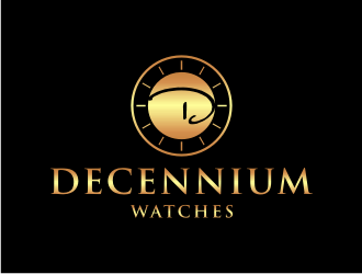 Decennium Watches logo design by johana