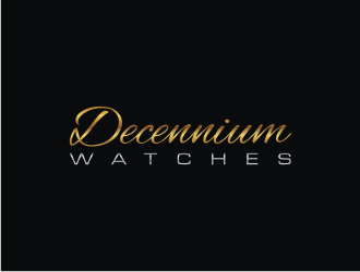 Decennium Watches logo design by bricton