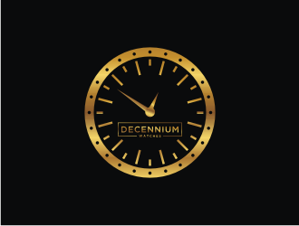 Decennium Watches logo design by bricton