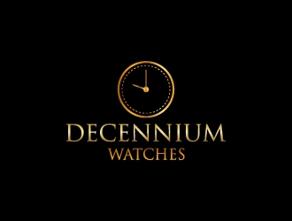 Decennium Watches logo design by aryamaity