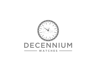 Decennium Watches logo design by bricton