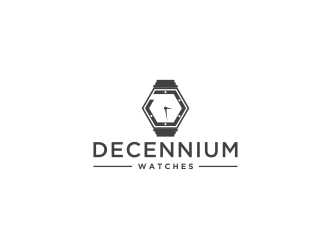Decennium Watches logo design by bricton