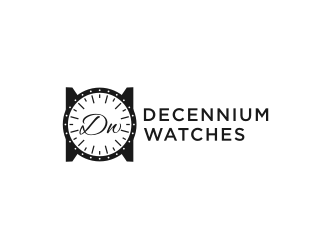 Decennium Watches logo design by bricton