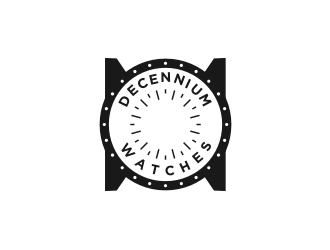 Decennium Watches logo design by bricton