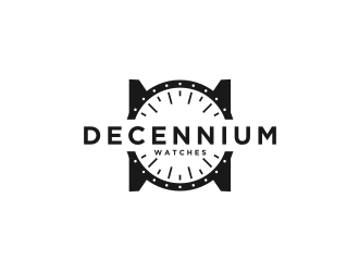 Decennium Watches logo design by bricton