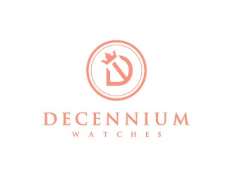 Decennium Watches logo design by BrainStorming