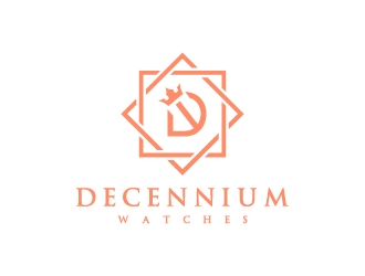Decennium Watches logo design by BrainStorming