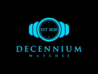 Decennium Watches logo design by BrainStorming