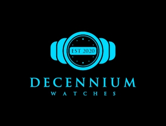 Decennium Watches logo design by BrainStorming