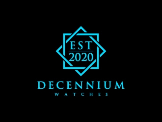 Decennium Watches logo design by BrainStorming