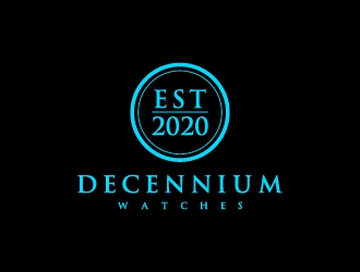 Decennium Watches logo design by BrainStorming