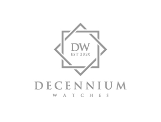 Decennium Watches logo design by BrainStorming