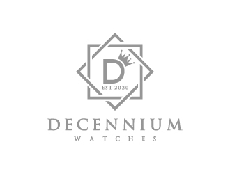 Decennium Watches logo design by BrainStorming