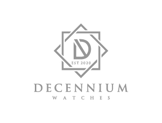 Decennium Watches logo design by BrainStorming