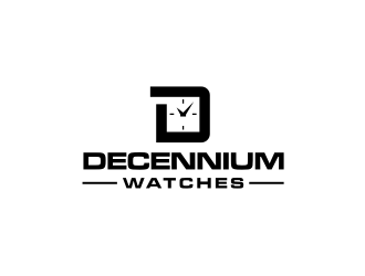 Decennium Watches logo design by Barkah