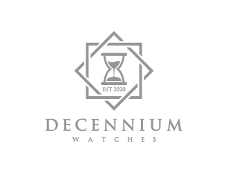Decennium Watches logo design by BrainStorming