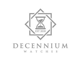 Decennium Watches logo design by BrainStorming