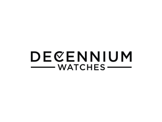 Decennium Watches logo design by logitec