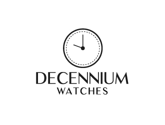 Decennium Watches logo design by aryamaity