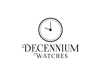 Decennium Watches logo design by aryamaity