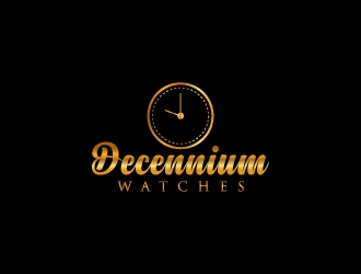 Decennium Watches logo design by aryamaity