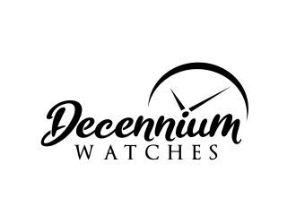 Decennium Watches logo design by serprimero