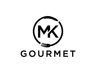 MK Gourmet logo design by akilis13
