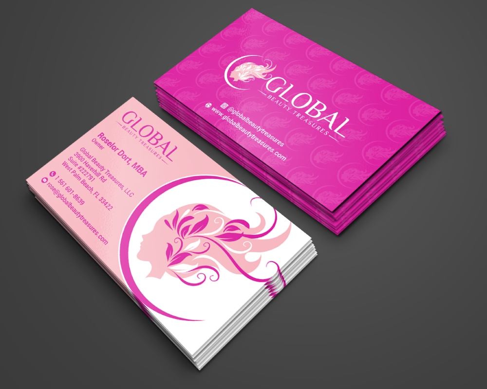 Global Beauty Treasures logo design by Boomstudioz