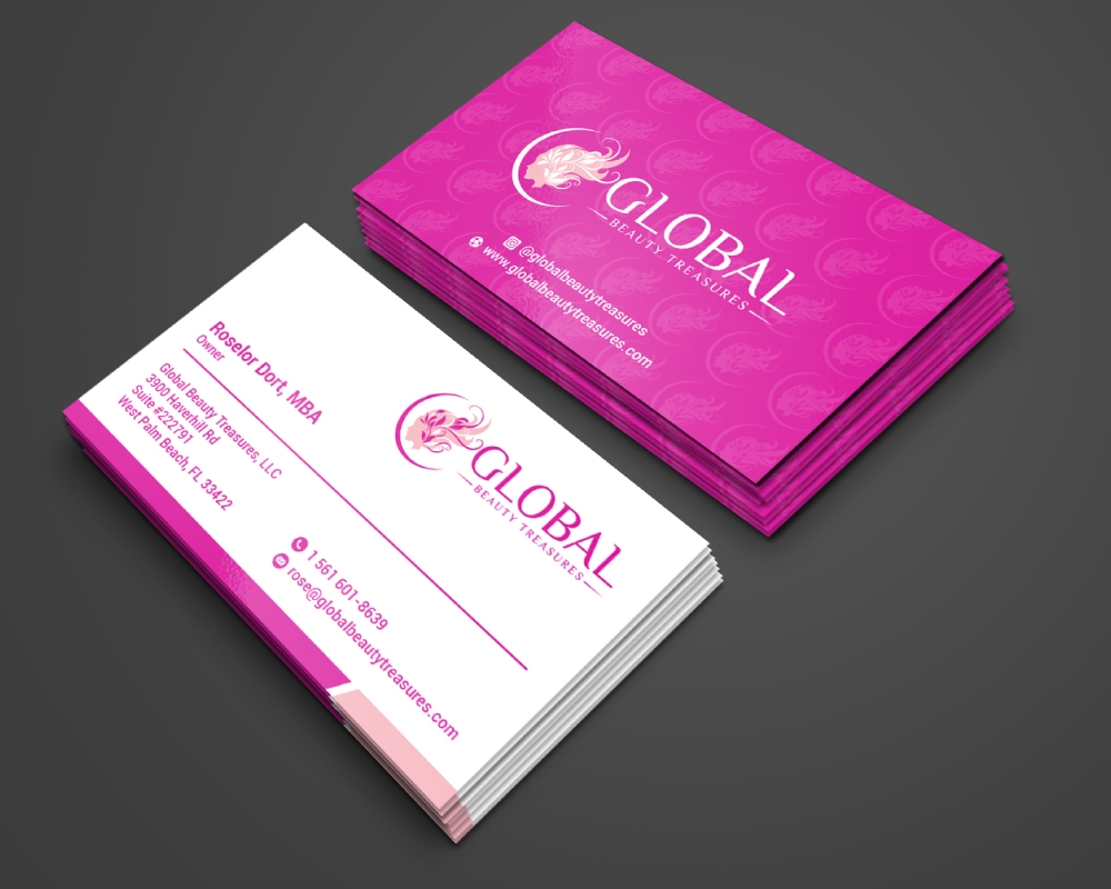 Global Beauty Treasures logo design by Boomstudioz