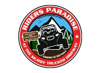 Riders Paradise  logo design by MarkindDesign