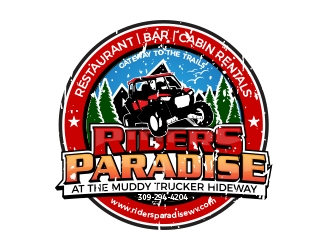 Riders Paradise  logo design by MarkindDesign