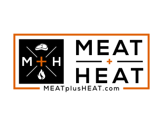 Meat [plus sign] Heat  logo design by kopipanas