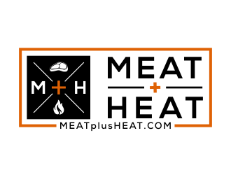 Meat [plus sign] Heat  logo design by kopipanas
